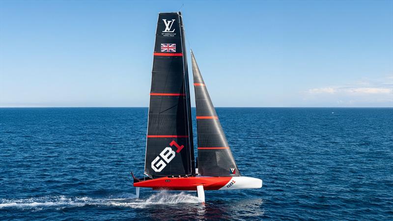 Britain's America's Cup Team unveils 'GB1' identity photo copyright GB1 taken at  and featuring the AC75 class