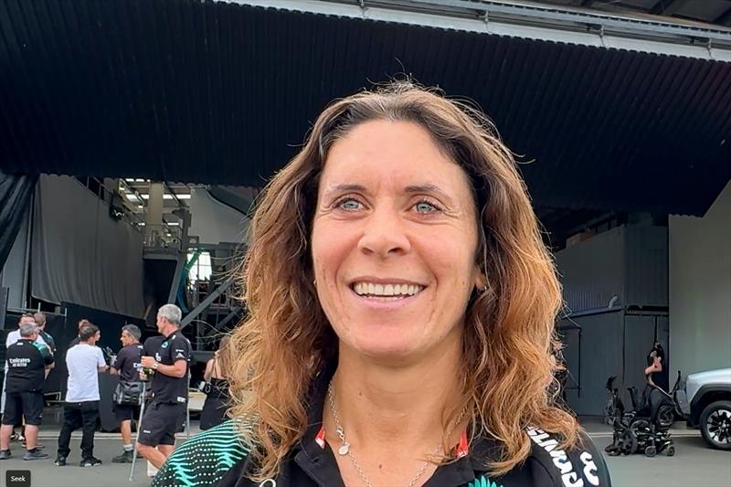 Jo Aleh - Emirates Team New Zealand - AC75 - March 9, 2026 - Auckland - photo © Richard Gladwell / Sail-World.com / nz