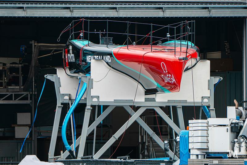 Deck view - Emirates Team New Zealand - AC75 - March 10, 2026 - Auckland - photo © Justin Mitchell