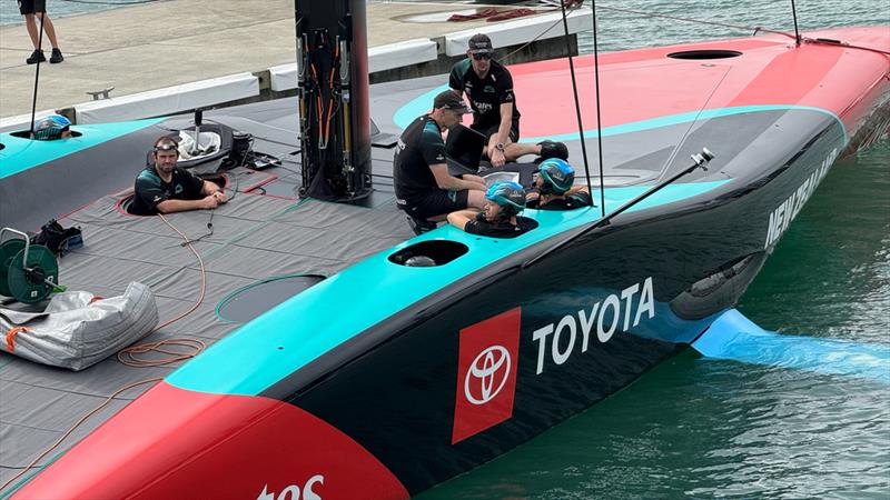 Emirates Team NZ - First Sail - March 13, 2026 - Auckland - photo © Richard Gladwell - Sail-World.com/nz