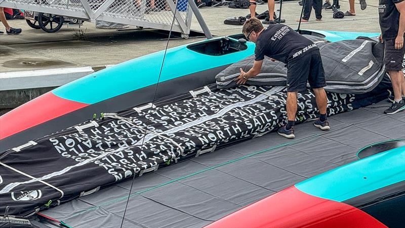 Emirates Team NZ - First Sail - March 13, 2026 - Auckland - photo © Richard Gladwell - Sail-World.com/nz