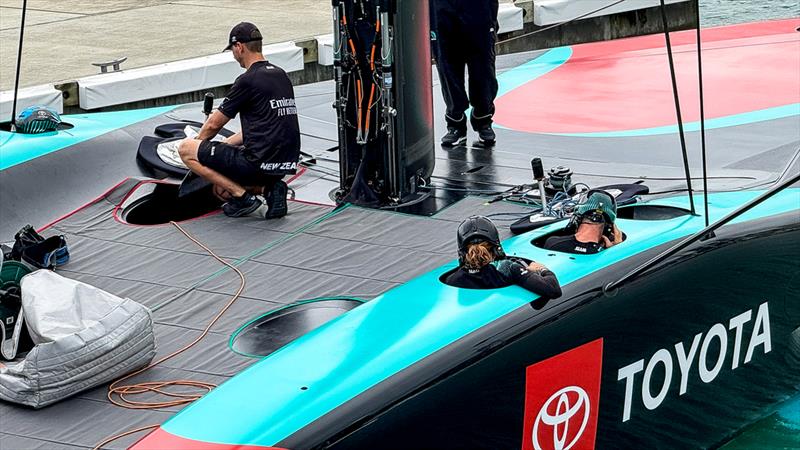 Emirates Team NZ - First Sail - March 13, 2026 - Auckland - photo © Richard Gladwell - Sail-World.com/nz