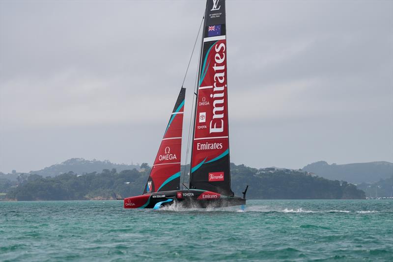 America's Cup Recon, Emirate Team New Zealand, Taihoro, AC75, Day 1 - March 13, 2026 - photo © Sam Thom / America's Cup