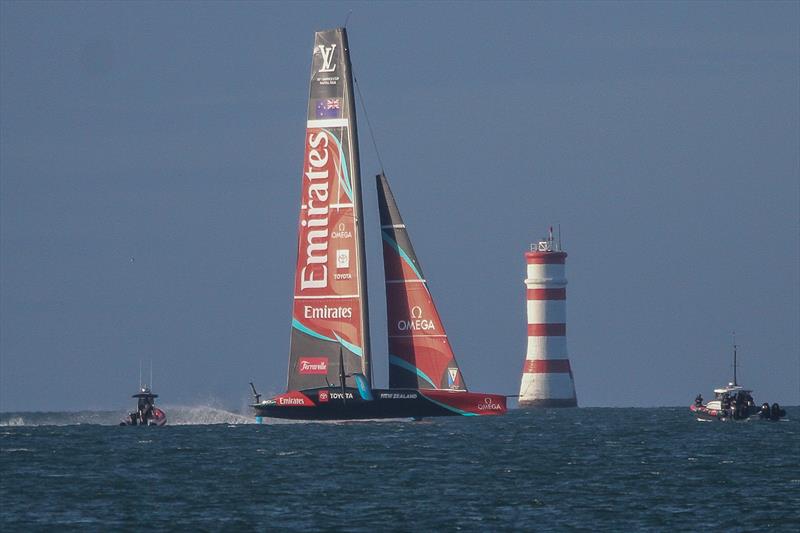 America's Cup Recon, Emirates Team New Zealand, Taihoro, AC75, Day 2 - March 16, 2026 - photo © Richard Gladwell - Sail-World.com/nz