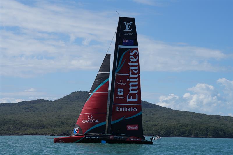  - Emirates Team New Zealand, Taihoro, AC75, Day 4 - March 21, 2026 - photo © Sam Thom / America's Cup
