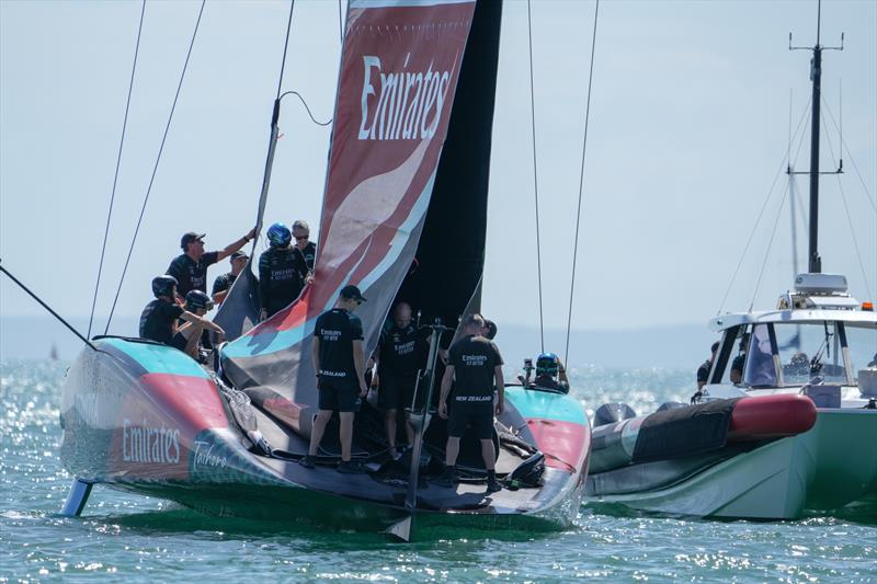  - Emirates Team New Zealand, Taihoro, AC75, Day 4 - March 21, 2026 - photo © Sam Thom / America's Cup