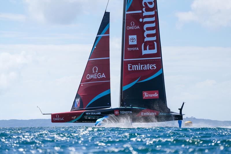 Emirates Team New Zealand, Taihoro, AC75, Day 5 - March 23, 2026 - photo © Sam Thom / America's Cup Recon