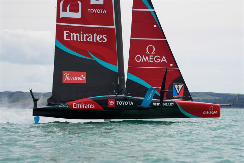  - Emirates Team New Zealand, Taihoro, AC75, Day 6 - March 24, 2026 - photo © Sam Thom / America's Cup Recon