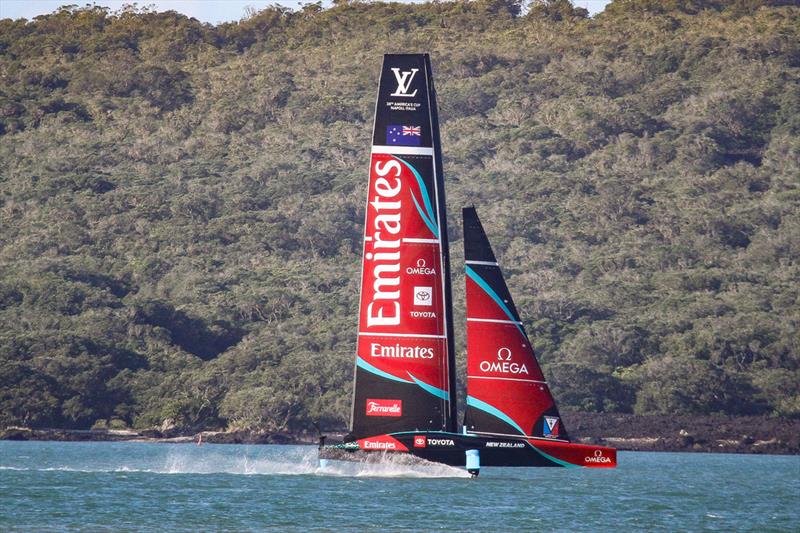 Emirates Team New Zealand - AC75, Day 7 - March 27, 2026 - photo © Richard Gladwell / Sail-World.com/nz