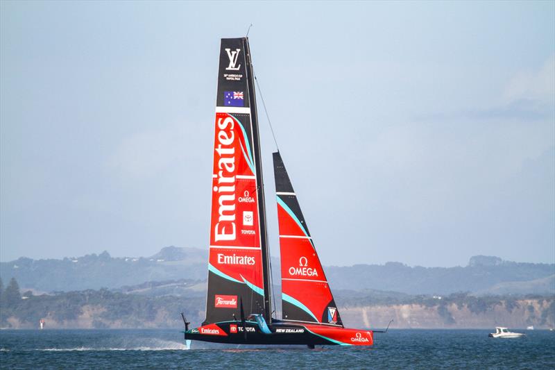 Emirates Team New Zealand - AC75, Day 7 - March 27, 2026 - photo © Richard Gladwell / Sail-World.com/nz