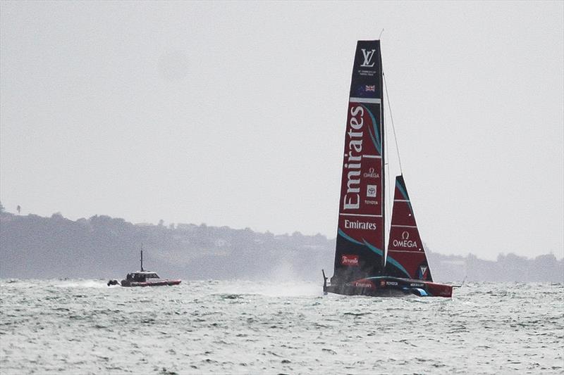 Emirates Team New Zealand - AC75, Day 9 - April 1, 2026 - photo © Richard Gladwell / Sail-World.com/nz