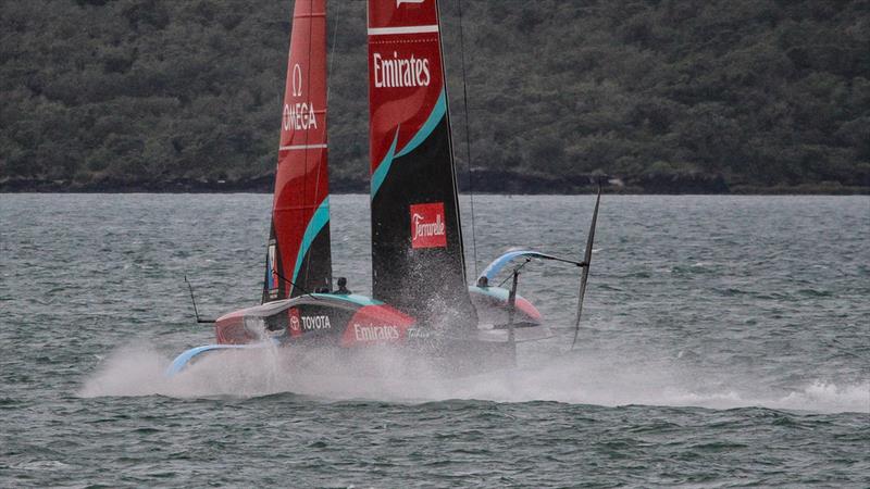 Emirates Team New Zealand - AC75, Day 9 - April 1, 2026 - photo © Richard Gladwell / Sail-World.com/nz