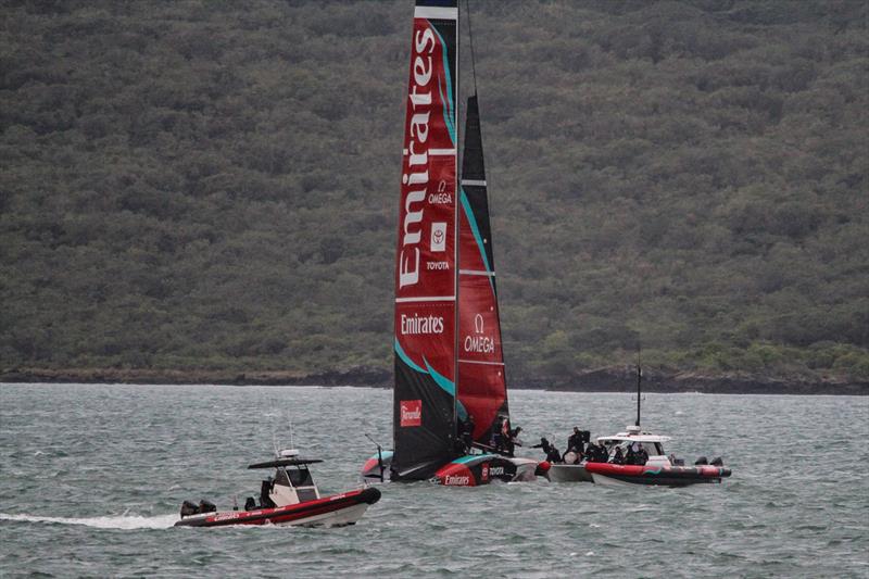 Emirates Team New Zealand - AC75, Day 9 - April 1, 2026 - photo © Richard Gladwell / Sail-World.com/nz