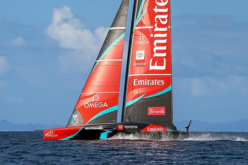 Emirates Team New Zealand -  AC75 - Day 13 - August 28, 2026 photo copyright Sam Thom / America's Cup taken at Royal New Zealand Yacht Squadron and featuring the AC75 class