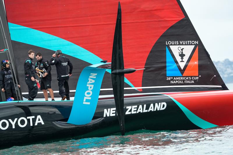 Taihoro - AC75 - Day 14 - America's Cup Recon - Emirates Team New Zealand June 4, 2026 photo copyright Sam Thom/America's Cup taken at Royal New Zealand Yacht Squadron and featuring the AC75 class