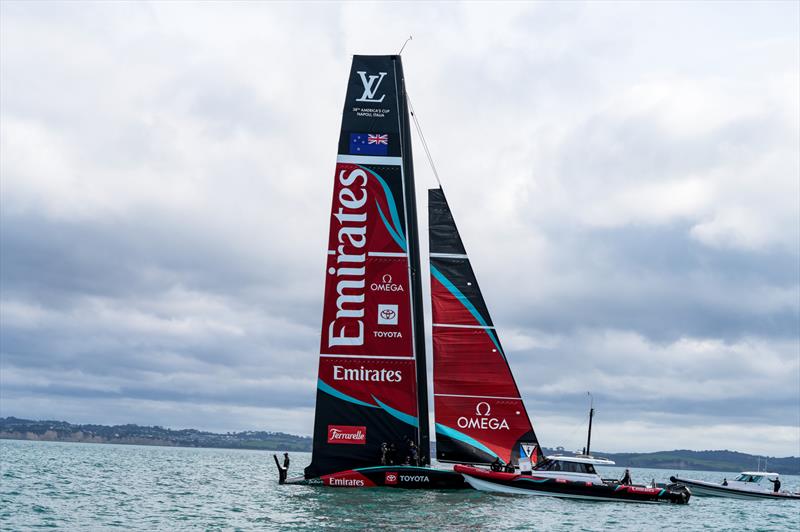 Taihoro - AC75 - Day 14 - America's Cup Recon - Emirates Team New Zealand June 4, 2026 photo copyright Sam Thom/America's Cup taken at Royal New Zealand Yacht Squadron and featuring the AC75 class