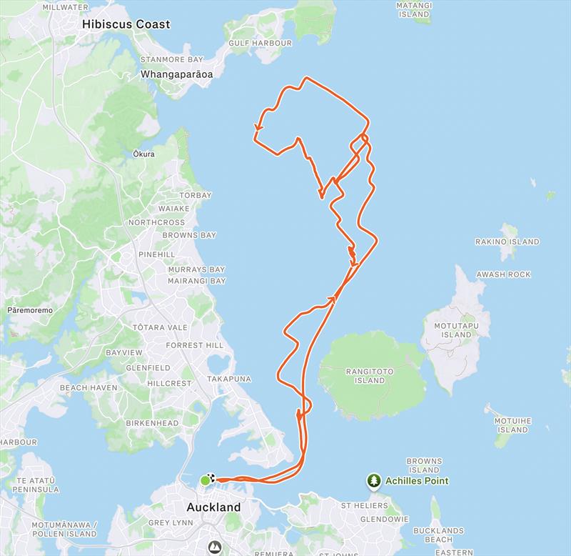 Recon Unit track following Taihoro - AC75 - Day 14 - America's Cup Recon - Emirates Team New Zealand June 4, 2026 - photo © ACP Recon