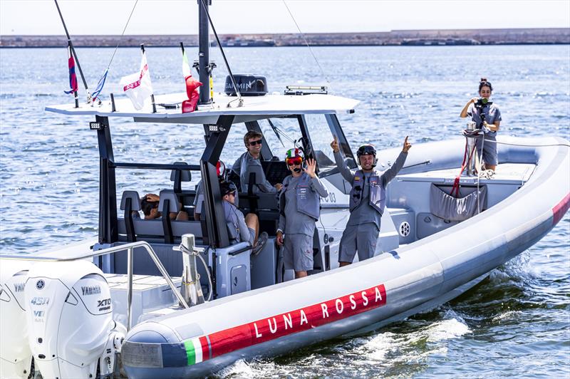 AC75 - Day B - America's Cup Recon - Luna Rossa - June 6, 2026 photo copyright ACP Recon Unit taken at Circolo della Vela Sicilia and featuring the AC75 class