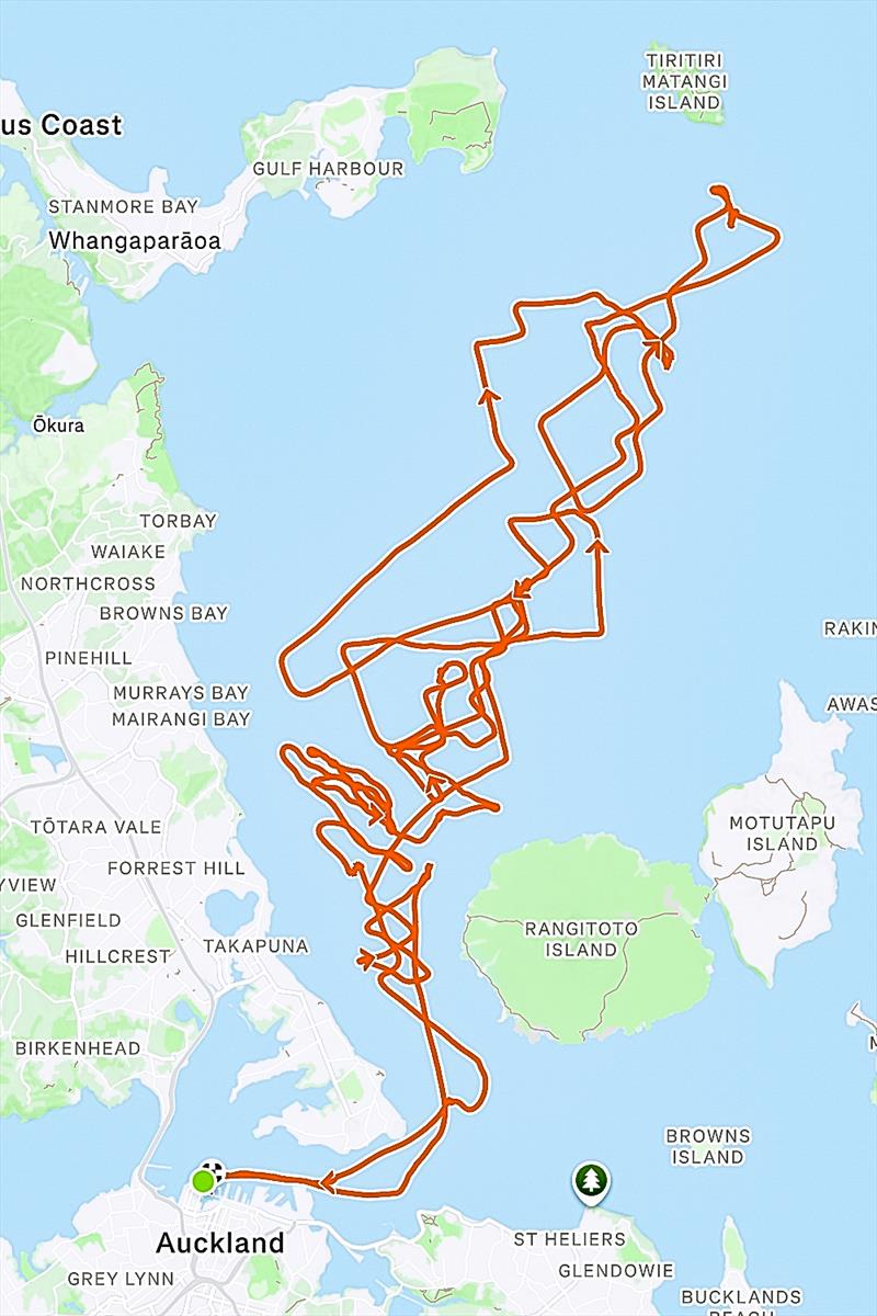Recon Unit track following Taihoro - AC75 - Day 15 - America's Cup Recon - Emirates Team New Zealand June 10, 2026 - photo © ACP Recon