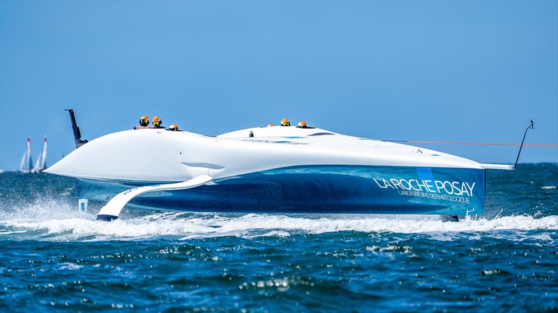 Tow-Test - La Roche-Posay Racing Team (FRA) - June 29, 2026 - Lorient. France - photo © Pierre Bouras / America's Cup