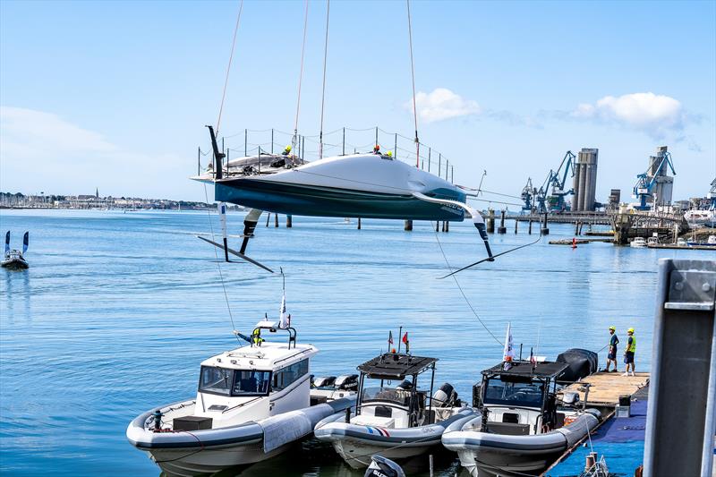 Tow-Test - La Roche-Posay Racing Team (FRA) - June 29, 2026 - Lorient. France - photo © Pierre Bouras / America's Cup