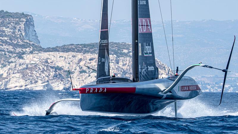 Day 6 - Luna Rossa (ITA) - June 29, 2026 - Cagliari, Sardinia photo copyright Ivo Rovira taken at Circolo della Vela Sicilia and featuring the AC75 class
