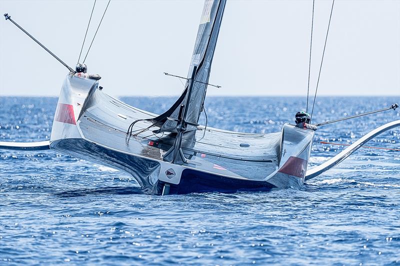 Day 6 - Luna Rossa (ITA) - June 29, 2026 - Cagliari, Sardinia photo copyright Ivo Rovira taken at Circolo della Vela Sicilia and featuring the AC75 class