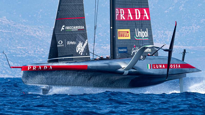 Day 6 - Luna Rossa (ITA) - June 29, 2026 - Cagliari, Sardinia photo copyright Ivo Rovira taken at Circolo della Vela Sicilia and featuring the AC75 class