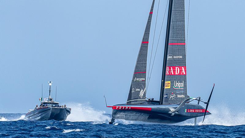 Day 6 - Luna Rossa (ITA) - June 29, 2026 - Cagliari, Sardinia photo copyright Ivo Rovira taken at Circolo della Vela Sicilia and featuring the AC75 class