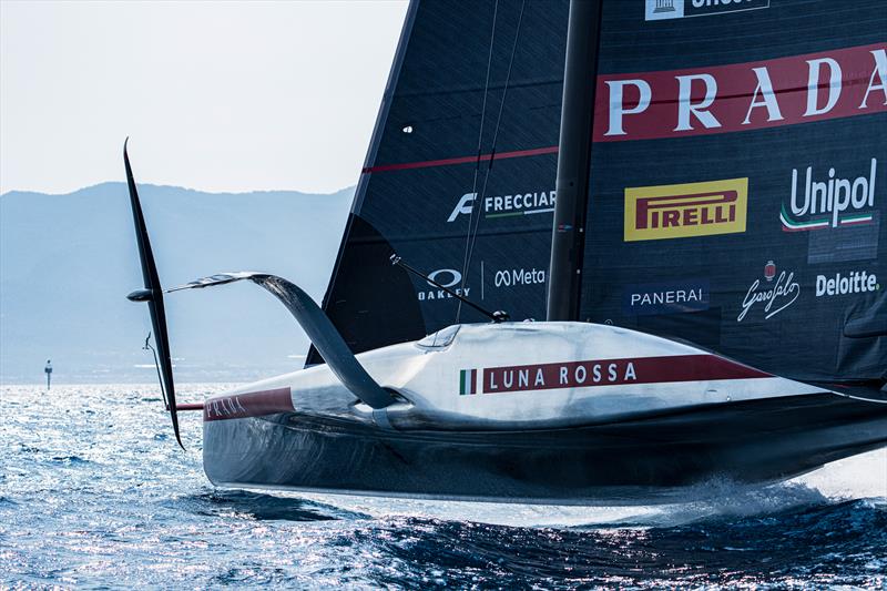 Day 6 - Luna Rossa (ITA) - June 29, 2026 - Cagliari, Sardinia photo copyright Ivo Rovira taken at Circolo della Vela Sicilia and featuring the AC75 class