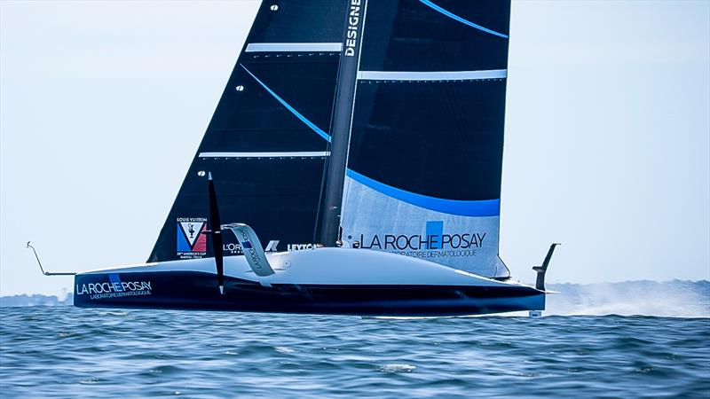 Sailing Day 1 - La Roche-Posay Racing Team (FRA) - June 30, 2026 - Lorient. France photo copyright Pierre Bouras / America's Cup taken at  and featuring the AC75 class