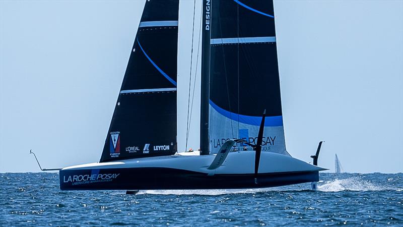 Sailing Day 1 - La Roche-Posay Racing Team (FRA) - June 30, 2026 - Lorient. France photo copyright Pierre Bouras / America's Cup taken at  and featuring the AC75 class