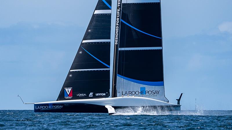 Sailing Day 1 - La Roche-Posay Racing Team (FRA) - June 30, 2026 - Lorient. France photo copyright Pierre Bouras / America's Cup taken at  and featuring the AC75 class