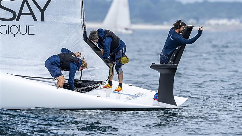 Sailing Day 2 - La Roche-Posay Racing Team (FRA) - July 2, 2026 - Lorient. France - photo © Pierre Bouras / America's Cup