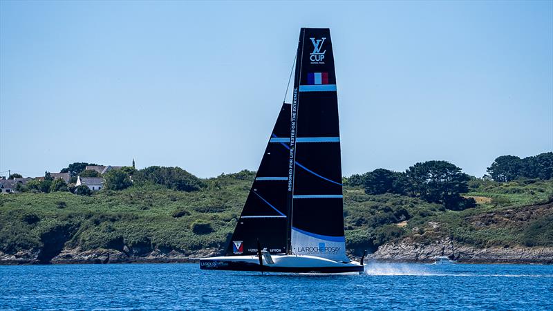 Sailing Day 3 - La Roche-Posay Racing Team (FRA) - July 6, 2026 - Lorient. France - photo © Pierre Bouras / America's Cup