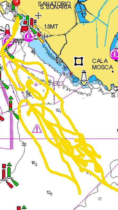 Recon Unit track - Luna Rossa - Day 9 - July 10 2026 - Cagliari, Sardinia - photo © Luna Rossa Recon Unit