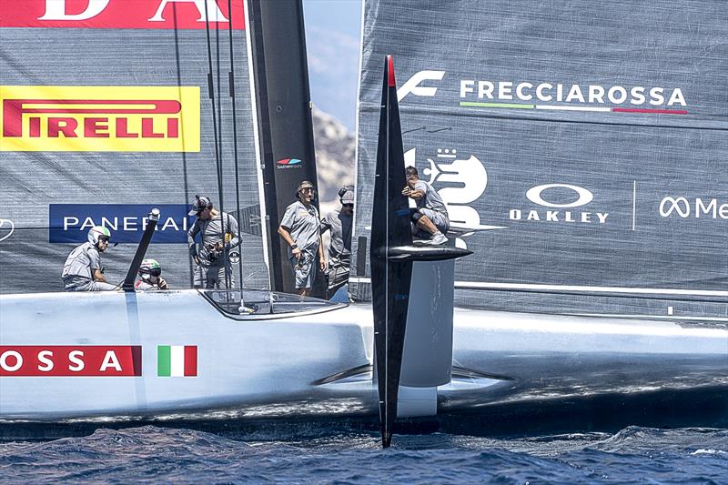  Luna Rossa (ITA)  - Day 9 -  July 10, 2026 - Cagliari, Sardinia photo copyright Ivo Rovira taken at Circolo della Vela Sicilia and featuring the AC75 class