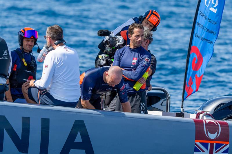 Ben Ainslie - INEOS Britannia - Louis Vuitton Cup Semi-Finals - Sept 16, 2024 - Barcelona - photo © Ian Roman / America's Cup