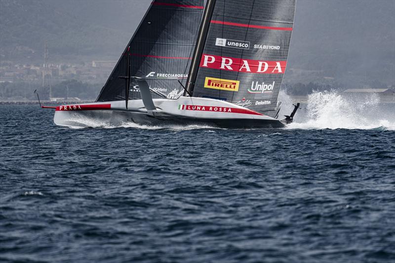 Image 6 - (13m 43s) - Luna Rossa (ITA) - Day 18 - August 26, 2026 - Cagliari, Sardinia - photo © Ivo Rovira / America's Cup Recon