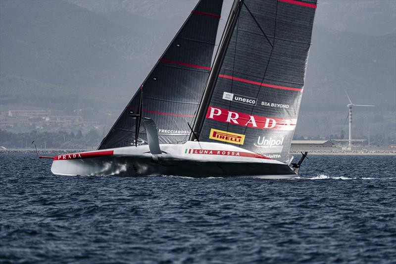 Image 8 - (13m 46s) - Luna Rossa (ITA) - Day 18 - August 26, 2026 - Cagliari, Sardinia - photo © Ivo Rovira / America's Cup Recon