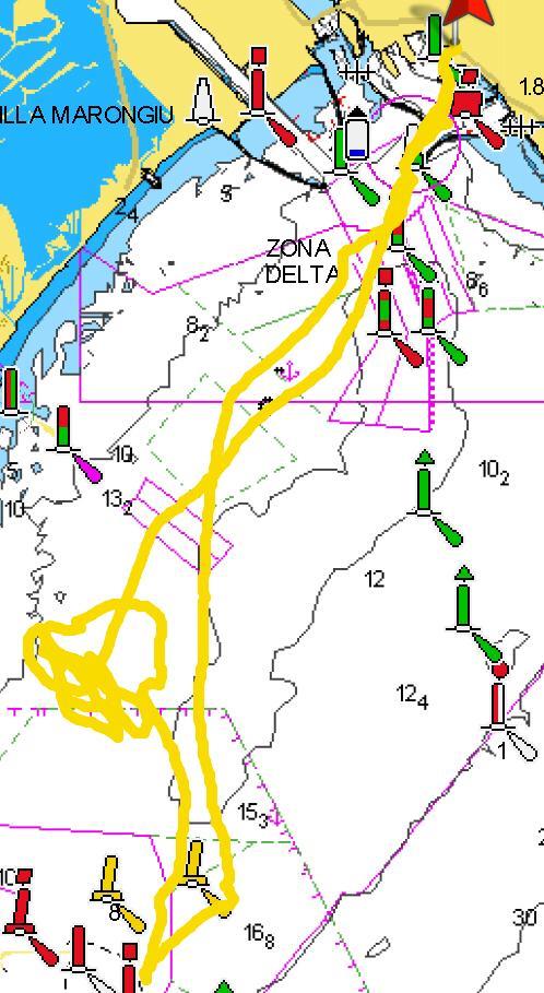Recon Unit track - Luna Rossa - Sailing Day 19 - August 28, 2026 - Cagliari - photo © Luna Rossa Recon Unit
