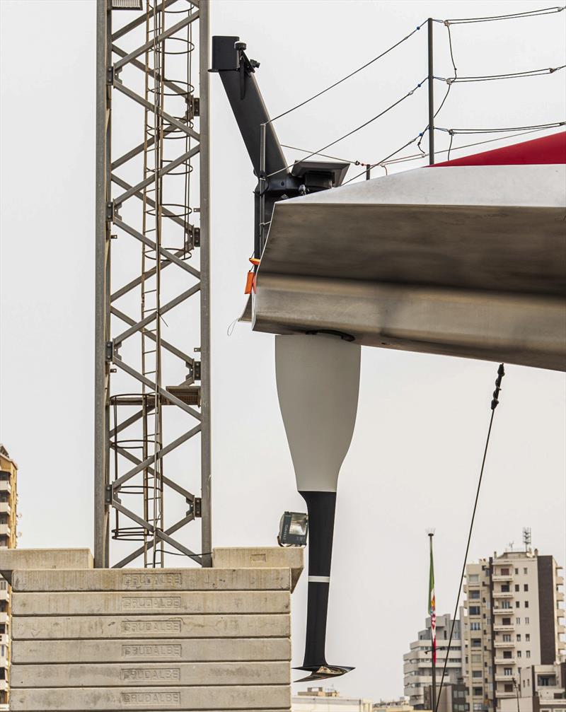 New/modified rudder - Luna Rossa (ITA) - Day 19 - August 28, 2026 - Cagliari, Sardinia  - photo © Ivo Rovira / America's Cup Recon