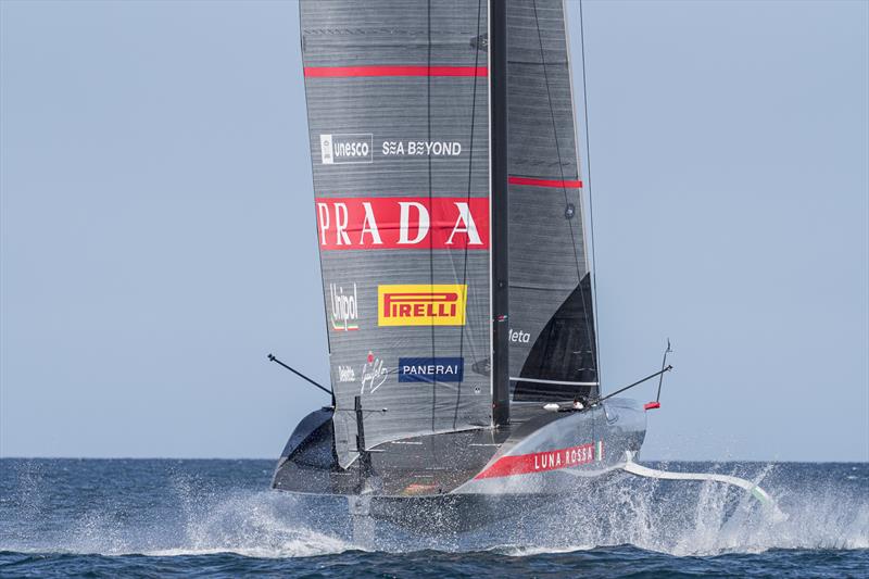 Luna Rossa (ITA) - Day 20 - August 31, 2026 - Cagliari, Sardinia  photo copyright Ivo Rovira / America's Cup Recon taken at Circolo della Vela Sicilia and featuring the AC75 class