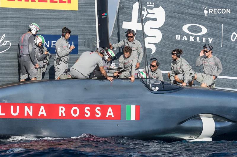 Luna Rossa - October 6, 2026 - Cagliari photo copyright Ivo Rovira / America's Cup Recon taken at Circolo della Vela Sicilia and featuring the AC75 class