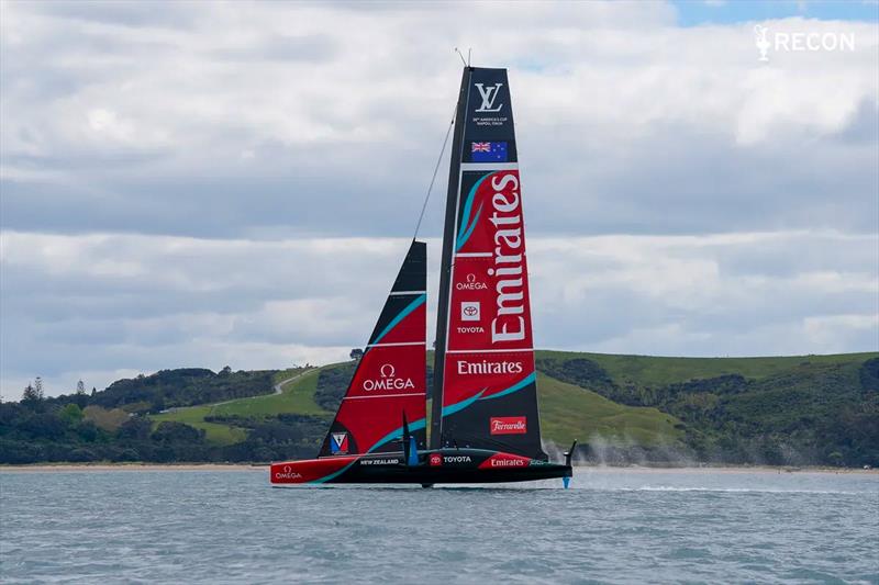 Emirates Team New Zealand - October 7, 2026 - Auckland photo copyright Sam Thom/America's Cup taken at Royal New Zealand Yacht Squadron and featuring the AC75 class