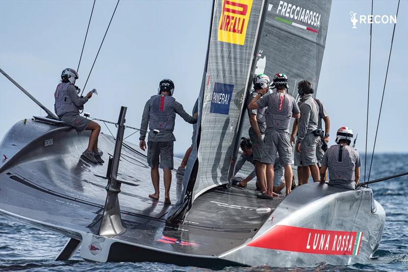 Foredeck Committee Meeting - Luna Rossa - October 7, 2026 - Cagliari - photo © Ivo Rovira / America's Cup Recon