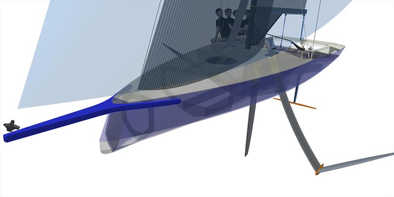 The AC9F - to be developed in conjunction with the China Sports Industry Group , is a 9metre foiling monohull will be sailed by a Mixed crew of four sailors aged 18-24yrs photo copyright America's Cup Media taken at Royal New Zealand Yacht Squadron and featuring the AC9F class