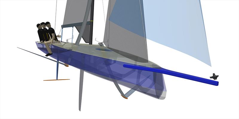 The AC9F - to be developed in conjunction with the China Sports Industry Group , is a 9metre foiling monohull will be sailed by a Mixed crew of four sailors aged 18-24yrs photo copyright America's Cup Media taken at Royal New Zealand Yacht Squadron and featuring the AC9F class