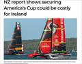 From the Irish Times: Interest was high in hosting the America's Cup in Ireland, but fell over at the last minute,