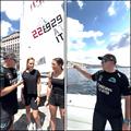 Ray Davies scouting in Naples - September 2025 © America's Cup Media